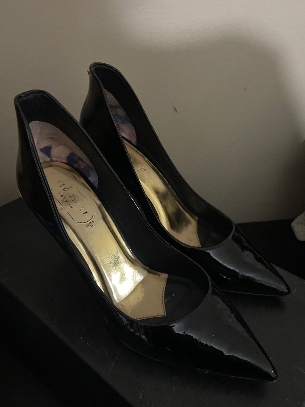 Ted Baker Black Patent Leather Heels /Pumps